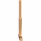 Ekena Millwork Saratoga Timber Gable Bracket, Western Red Cedar, 108"W x 58"H x 3 1/2"D x 3 1/2"F, 13/12 Pitch GBW108X58X0404SAR00SWR - alternate 3